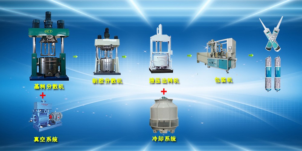 硅酮中性玻璃膠生產(chǎn)線方案1