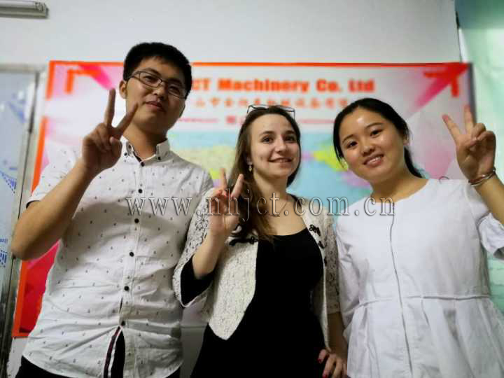 波蘭客戶(hù)到訪金昶泰采購(gòu)5000L捏合機(jī)